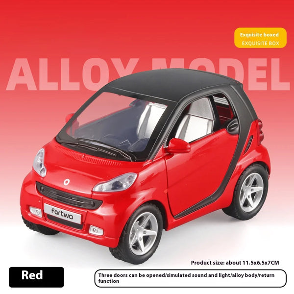 1:32 Smart Alloy Car Model, Sound and Light Children's Toys, Door-opening Mini Toy Car, Suitable for Boys' Birthday Gifts