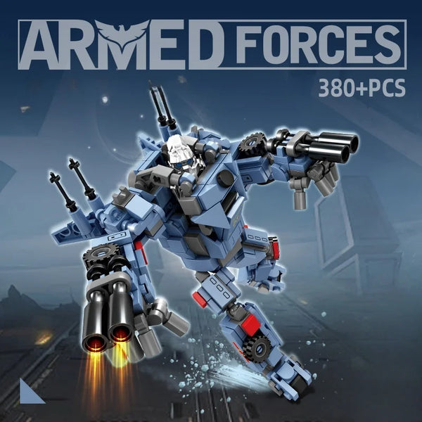 Armed Forces Mini Building Blocks Toys-Build Your Own Military Team with Boys' Favorite Robot Models,Educational Holiday Gifts