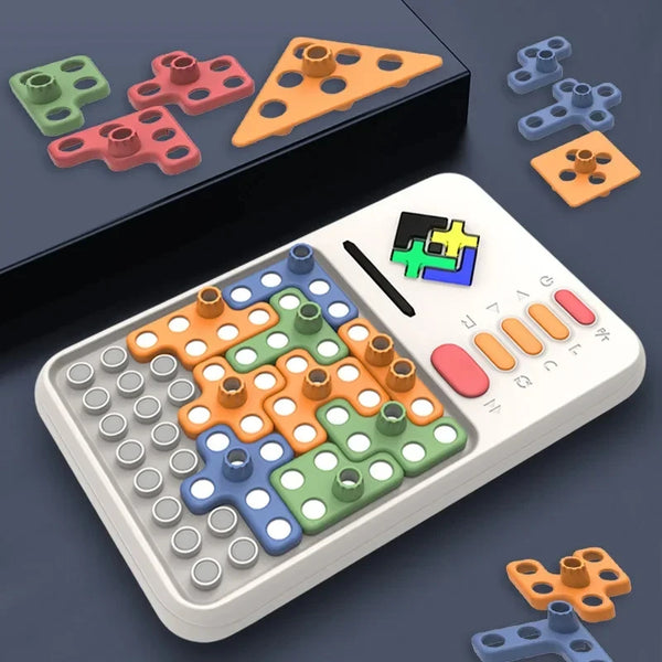 Super Block Smart Jigsaw Game 1000+ Levelled UP Challenges Brain Teaser Puzzles Interactive Fidget Toys Children's Gifts