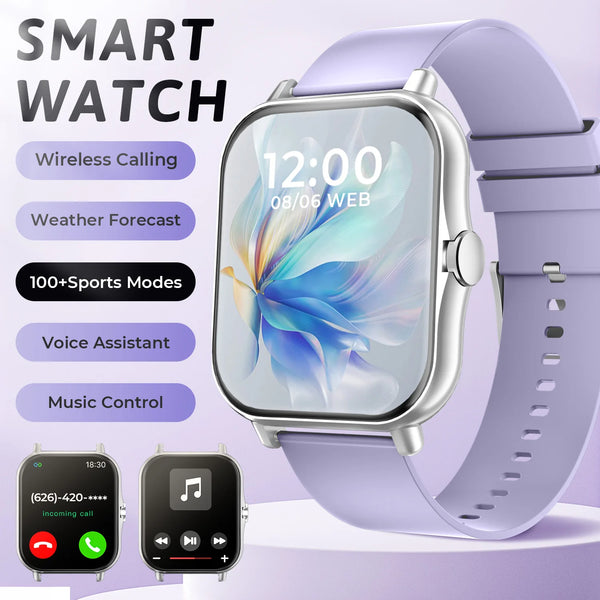 New Smart Watch 2025 1.83-inch TFT Display Screen Bluetooth Calling Multiple Sport Modes Men Women Smartwatch For Android&IOS
