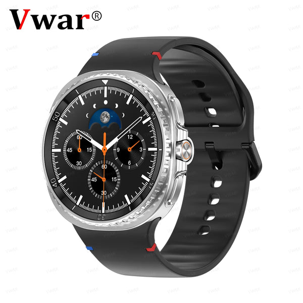 2025 New Smart Watch 8 Classic 46mm 1.43inch AMOLED Screen Bluetooth Call Sports Smartwatch IP68 Waterproof for Android IOS