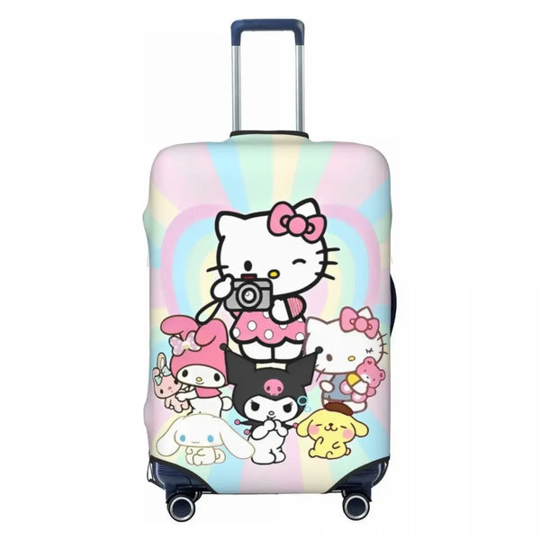 2025 New kawaii Hello Kitty suitcase, travel protection, vacation and entertainment suitcase