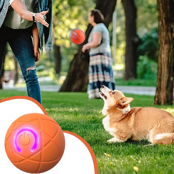 Smart Interactive Dog Toys for Aggressive Chewers Self Moving Interactive Dog Ball Automatic Vibrating Toy