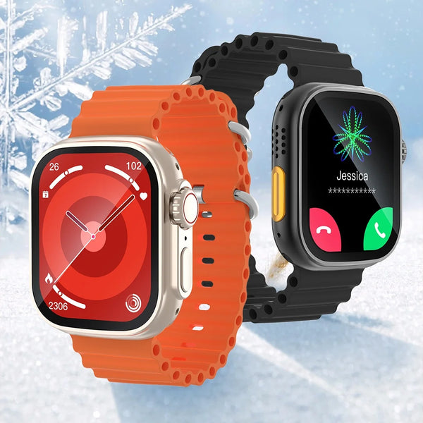 Smart Watch For Men Women 2.01" HD Screen Heart Rate Blood Pressure Monitor Fitness Tracker Step and Calorie Counter Sport Watch
