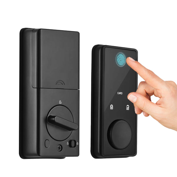 Smart Lock BT Keyless Entry Door Lock TY APP Fingerprint Password RFID Card Mechanical Key 5 Unlocking Methods Door Lock