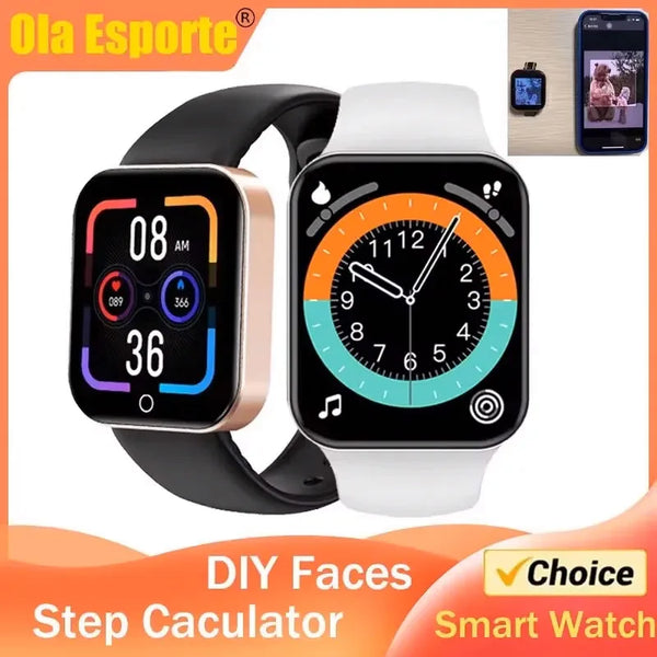 New Smart Watch for Men Women DIY Watch Faces Sport Waterproof Fitness Tracker Pedometer Smartwatch Update Y68 Digit Wristwatch
