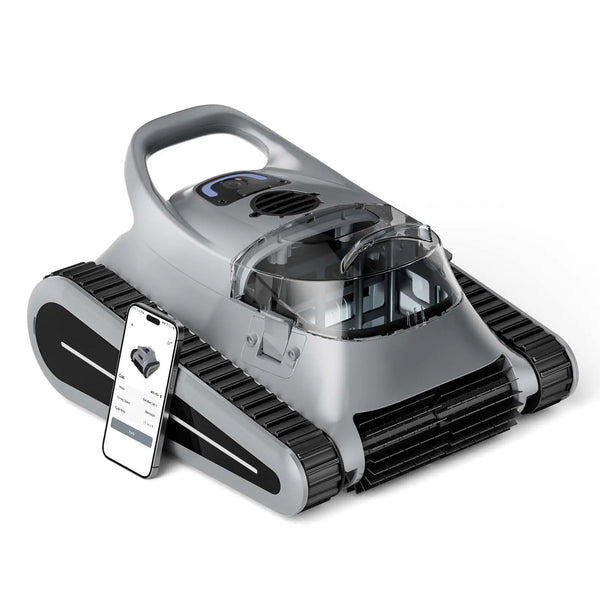 (2025 New) Seauto Crab Pro Cordless Robotic Cleaner, for Inground Pools up to 2000 Sq.ft, all and Waterline Cleaning Vacuum