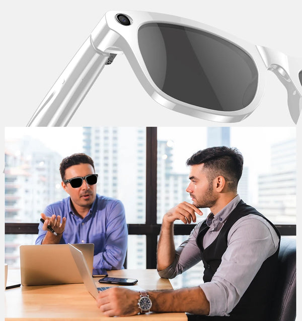 Xiaomi 4k Hd Ai Smart Glasses Camera Wearable Mini Camera Bluetooth Call Voice Assistant Control Smart Sports Camera Glasses